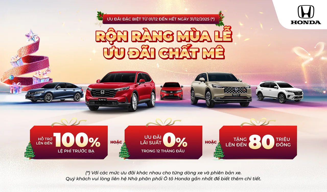 Tháng 12/2025: Rộn ràng mùa lễ – ưu đãi chất mê