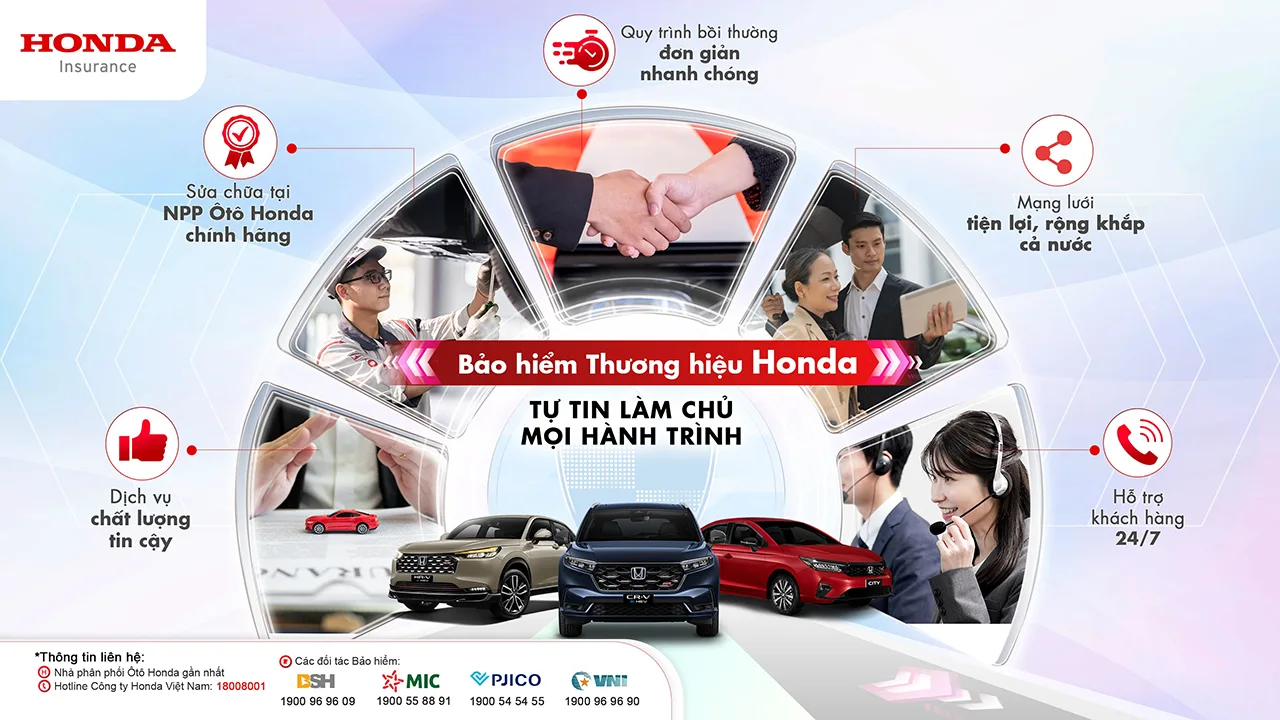 Honda Việt Nam ra mắt Chương trình Xe qua sử dụng chính hãng tại hệ thống Nhà Phân phối Ủy quyền U-Select và Chương trình Bảo hiểm Thương hiệu Honda