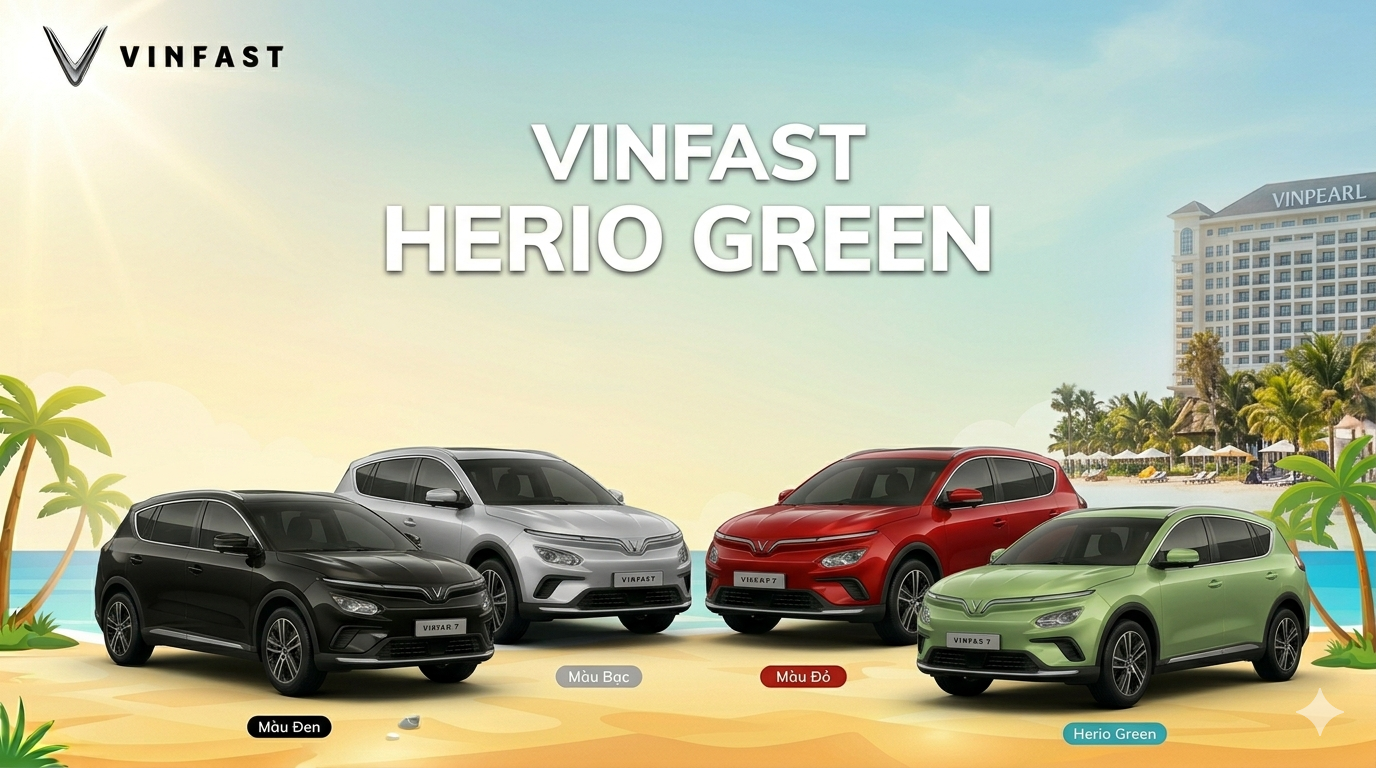 VinFast Herio Green: Giải Pháp Vận Tải Thông Minh – Sẵn Xe Giao Ngay, Ưu Đãi Chồng Ưu Đãi
